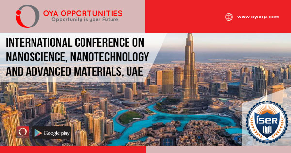 International Conference on Nanoscience, Nanotechnology and Advanced Materials 2020, UAE