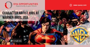 Character Artist jobs at Warner Bros, USA
