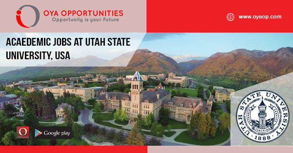 Acaedemic jobs at Utah State University, USA