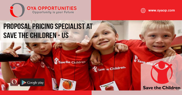 Jobs at the save the children US
