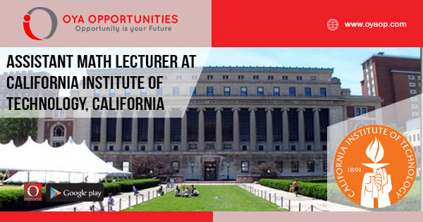 Jobs at California Institute of Technology