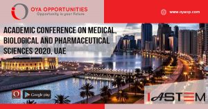 Academic Conference on Medical, Biological and Pharmaceutical Sciences 2020, UAE