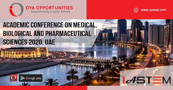 Academic Conference on Medical, Biological and Pharmaceutical Sciences 2020, UAE