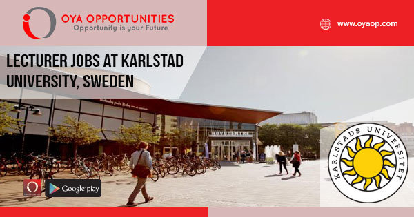 Lecturer jobs at Karlstad University, Sweden