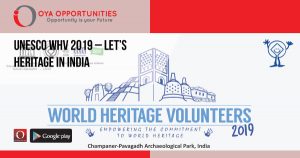 UNESCO WHV 2019 – Let’s Heritage in India