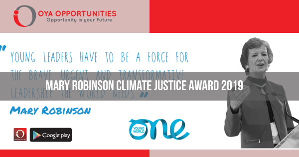Mary Robinson Climate Justice Award 2019