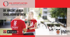 Dr. Vincent Lo Asia Scholarship at UNSW