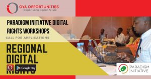 Paradigm Initiative Digital Rights Workshops
