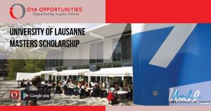 University of Lausanne Masters Scholarship (partially funded)