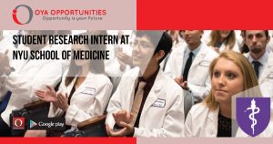 Student Research Intern at NYU School of Medicine