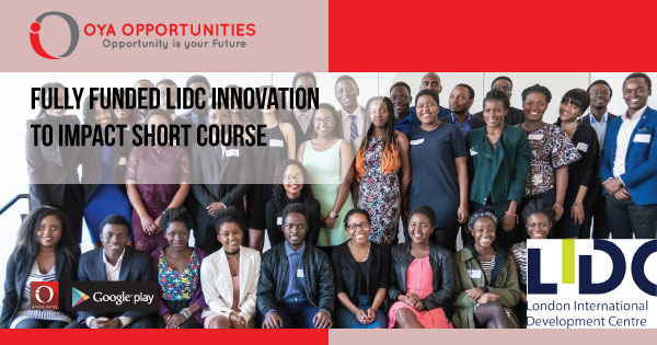 Fully Funded LIDC Innovation to Impact Short Course