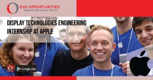 Display Technologies Engineering Internship at Apple