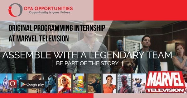 Original Programming Internship at Marvel Television