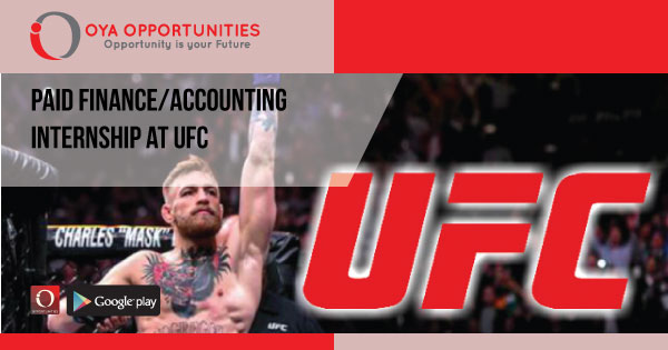 Paid Finance/Accounting Internship at UFC