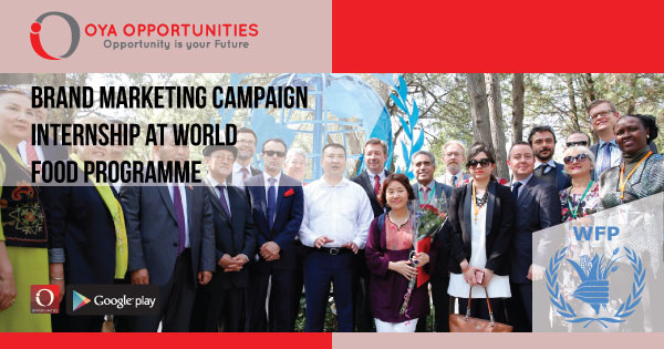 Brand Marketing Campaign Internship at World Food Programme