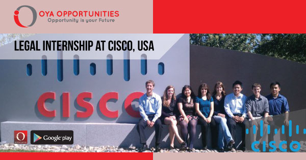 Legal Internship at Cisco, USA