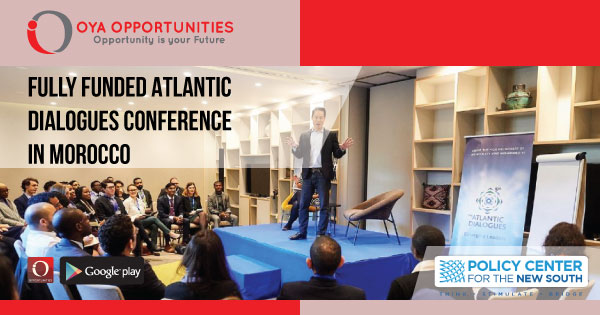 Fully Funded Atlantic Dialogues Conference in Morocco