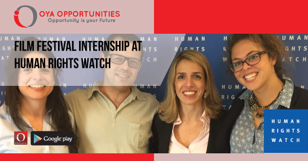 Film Festival Internship at Human Rights Watch