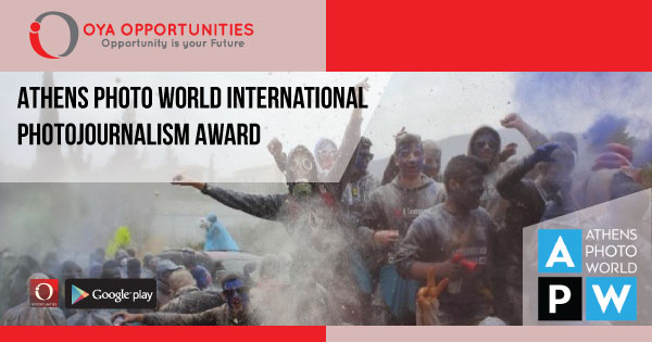 Athens Photo World International Photojournalism Award