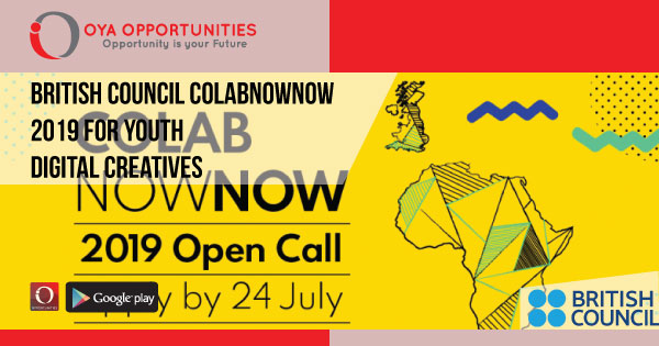 British Council ColabNowNow 2019 for Youth Digital Creatives