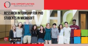Research Internship for PhD Students in Microsoft