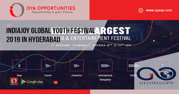 IndiaJoy Global Youth Festival 2019 in Hyderabad