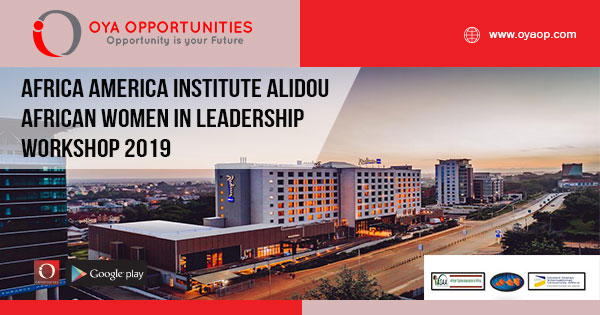 Africa America Institute Alidou African Women in Leadership Workshop 2019