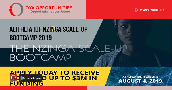 Alitheia IDF Nzinga Scale-Up Bootcamp 2019