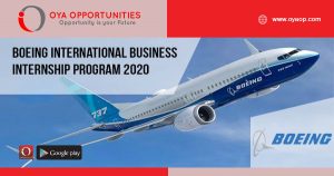 Boeing International Business Internship Program 2020