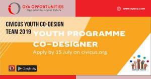 CIVICUS Youth Co-Design Team 2019