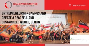 Entrepreneurship Campus and create a Peaceful and Sustainable World, Berlin
