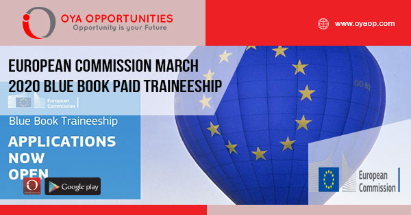 European Commission March 2020 Blue Book Paid Traineeship
