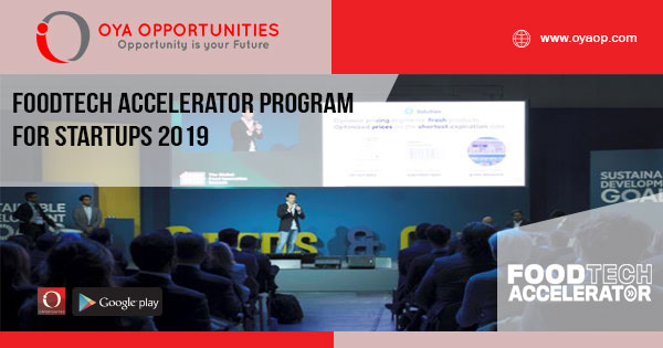 FoodTech Accelerator Program for Startups 2019