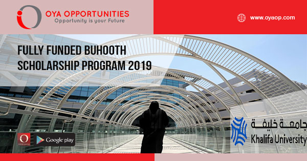 Fully Funded Buhooth Scholarship Program 2019