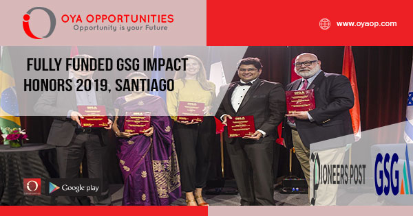 Fully Funded GSG Impact Honors 2019, Santiago