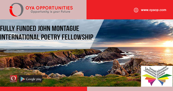 Fully Funded John Montague International Poetry Fellowship