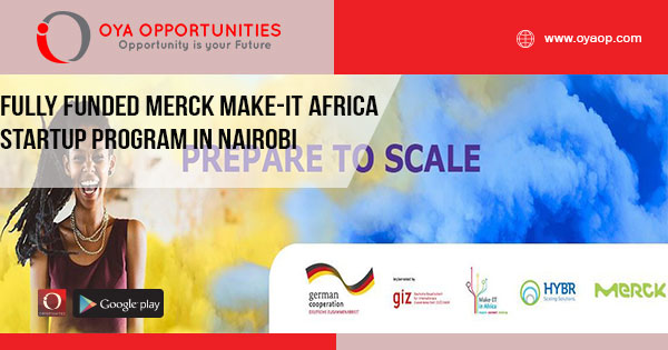Fully Funded MERCK MAKE-IT Africa Startup Program in Nairobi