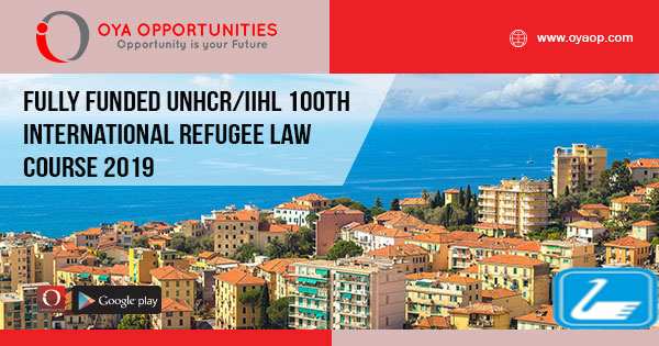 Fully Funded UNHCR/IIHL 100th International Refugee Law Course 2019