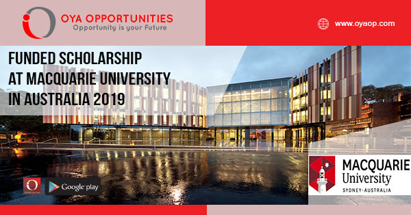 Funded Scholarship at Macquarie University in Australia 2019