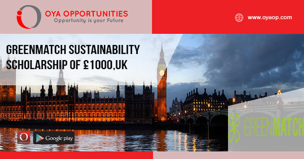 GreenMatch Sustainability Scholarship