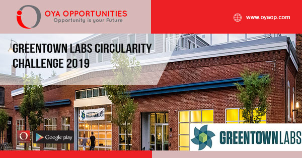 Greentown Labs Circularity Challenge 2019