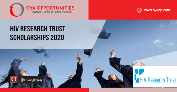 HIV Research Trust Scholarships 2020