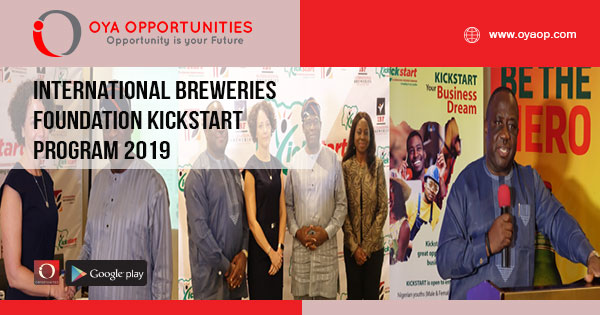 International Breweries Foundation Kickstart Program 2019