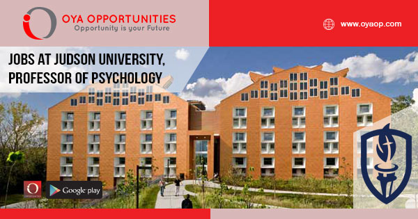 Jobs at Judson University, Professor of Psychology