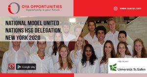 National Model United Nations HSG Delegation, New york