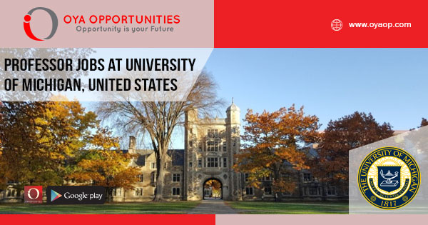 Professor jobs at University of Michigan