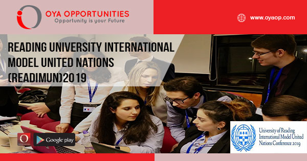 Reading University International Model United Nations (ReadiMUN)2019
