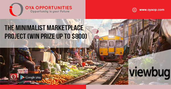The Minimalist Marketplace Project (win prize up to $800)