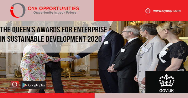The Queen's Awards for Enterprise in Sustainable Development 2020