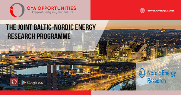 The joint Baltic-Nordic Energy Research programme